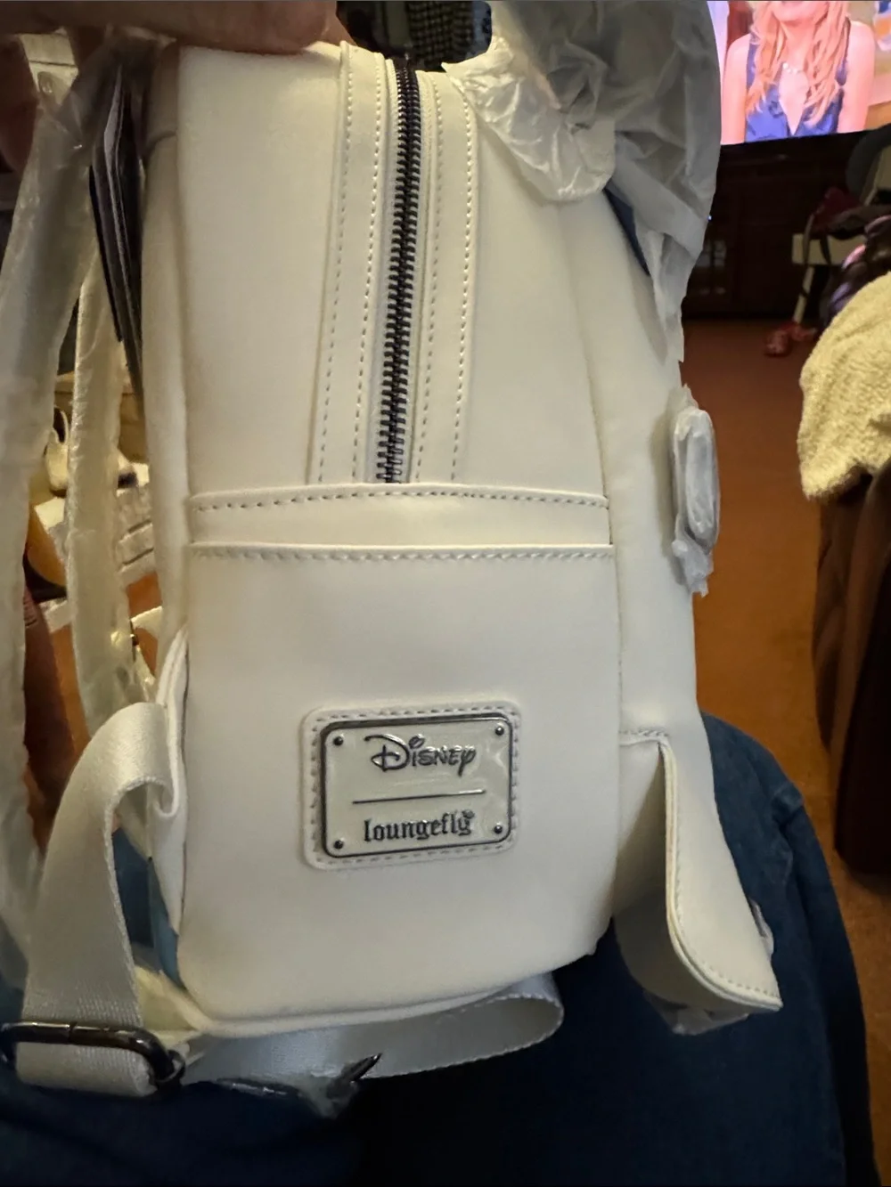 Loungefly White & Blue Stitch-Inspired Kids Backpack
